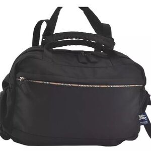 Authentic Burberrys BLUE LABEL 3Way Shoulder Hand Waist Bag Nylon Black